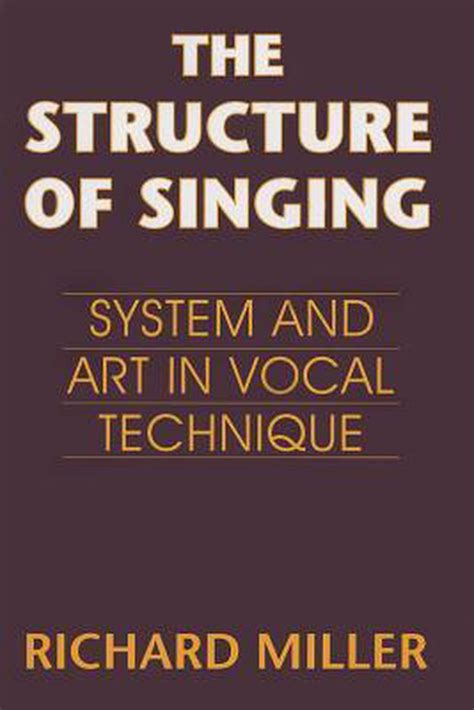 the structure of singing.